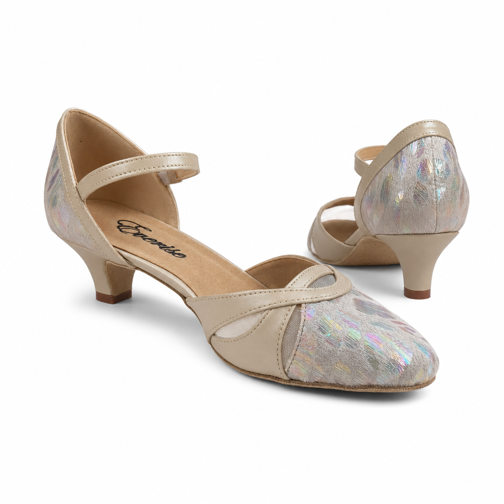 Beige Elegance - EveriseDanceShoes