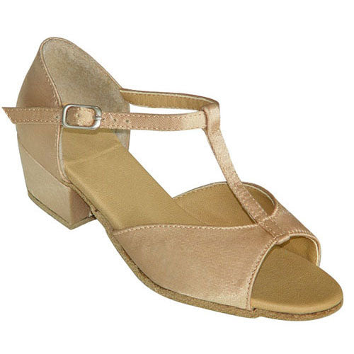 Flesh Satin (Children Children's Dance Shoes #160918 - Everise Dance Shoes