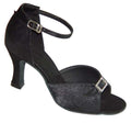 Black Satin Dance Shoes #163702 - Everise Dance Shoes