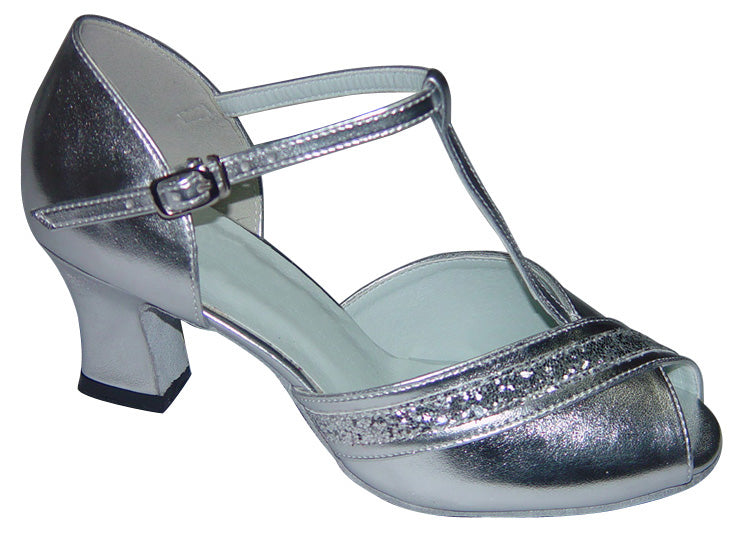 Silver Glitter # 168501 - EveriseDanceShoes