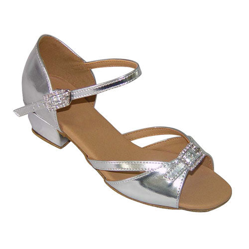 Silver Diamond Dance Shoes #172001B - Everise Dance Shoes