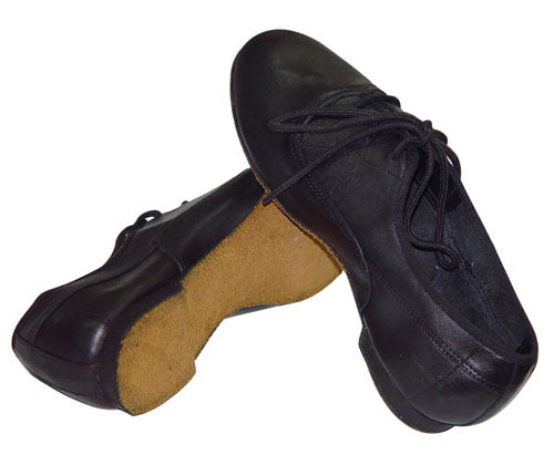 Jazz Shoes Black Leather #720701 - EveriseDanceShoes